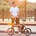 ANCHEER Folding Electric Bike, 16 Inch Collapsible Electric Commuter Bike Ebike with 36V 8Ah Lithium Battery (Black)thumb 1