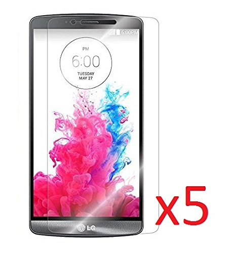 eTECH Collection 5 Pack of Crystal Clear Screen Protectors for LG G4 -- Free Shipping from USA!!!