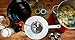 RSVP International Rotary Food Mill, Three Size Disks, White