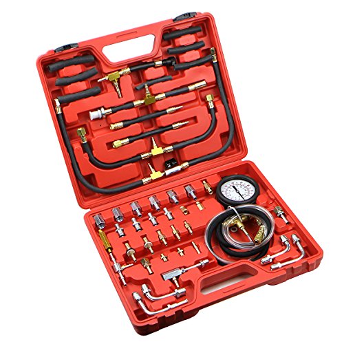 Universal Manometer Fuel Injection Pressure Tester Gauge Kit System 0-100 psi