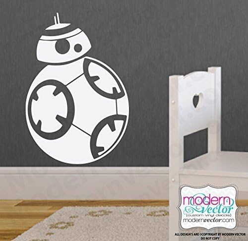 Star Wars BB-8 Silhouette Vinyl Wall Decal