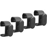4-Pack Tool Hooks for Weber Grills, Grill Tool Holder for Weber Slate Griddle, Grill Accessories for 3400519 Weber Works Side Rail, Barbecue Utensils Outdoor Hanging