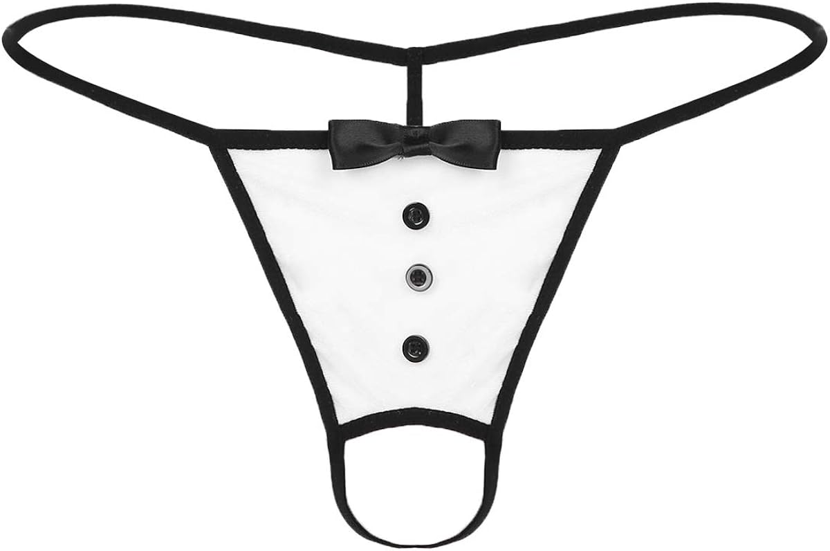 YiZYiF Perizoma Da Uomo Lingerie In Pelle Sospensorio G-String Con O Ring Mutande A Vita Bassa Biancheria Intima Trasparente Prospettiva Giallo D Xl 121667545