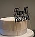 All About Details Happy 40th Birthday Cake Topper,1pc, 40th Birthday, Cake Decoration, Party Decor (Black)