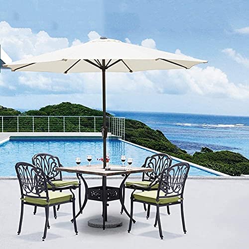 CCLLA Outdoor-Sonnenschirme 9ft Outdoor-Sonnenschirm Marktstil für Balkon Tischterrasse Gartendeck Hof Schatten oder… – Bild 6