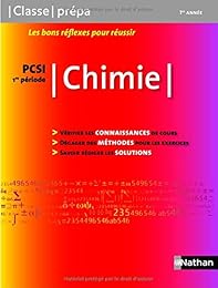 Chimie, PCSI, 1re période
