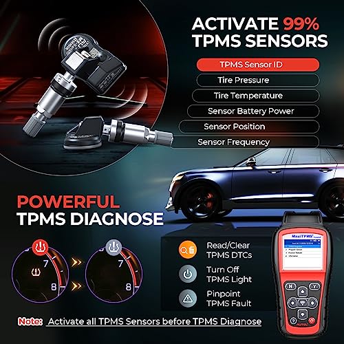 Autel MaxiTPMS TS508WF TPMS Tool - 2025 WiFi Version Sensor Programming Diagnostic
