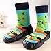 KF Baby Toddlers Boys Girls Non-Skid Slipper Socks Value Pack [3 Pairs]