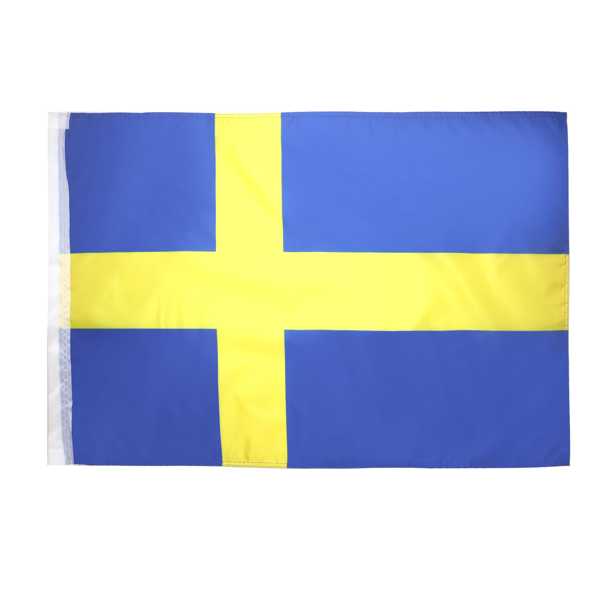 AZ FLAG - Sweden Flag - 2x3 Ft - Swedish Banner with Sleeve - 100% Polyester - Fade Resistant - Vivid Colors - 2' x 3' Feet - 90x60 Cm