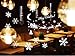 144Designs Snowflake Window Clings Stickers for Christmas Decorations, Konsait Christmas Window Decals Stickers White Ornaments Window Decorations for Xmas Window Decor Supplies