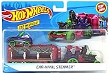 Hot Wheels 2018 Halloween Spooky Car-Nival Steamer Vehicle w/ Detachable Trailer & Pedal Car