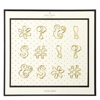 Kate spade new york expletive paper clips, assorted