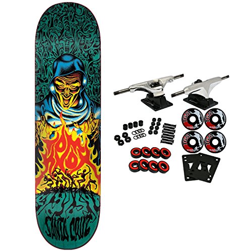 Santa Cruz Skateboard Complete Knox Firepit Pop Blue 8.25"