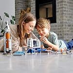 51EayAoAzSL. SS150 LEGO-City-Space-Deep-Space-Rocket-and-Launch-Control-60228-Model-Rocket-Building-Kit-with-Toy-Monorail-Control-Tower-and-Astronaut-Minifigures-Fun-STEM-Toy-for-Creative-Play-837-Pieces