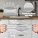 NIROLLE Reusable Silicone Dishwashing Gloves, Pair of Rubber Scrubbing Gloves for Dishes, Wash Cleaning Gloves with Sponge Scrubbers for Washing Kitchen, Bathroom, Car and More (Gray)
