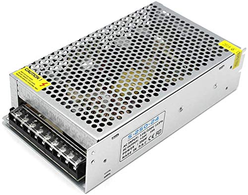 inShareplus 24V 10A 240W, DC Universal Regulated Switching Power Supply, 110/220V AC to DC 24 Volt LED Driver, Converter, Transformer for LED Strip Light, CCTV, Computer Project, 3D Printer