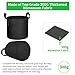 Adorma 20-Pack 5 Gallon Grow Bags, Heavy Duty Aeration Fabric Pots with Handles,300G Thickened Nonwoven Pots for Plants/Vegetables/Flowersthumb 4