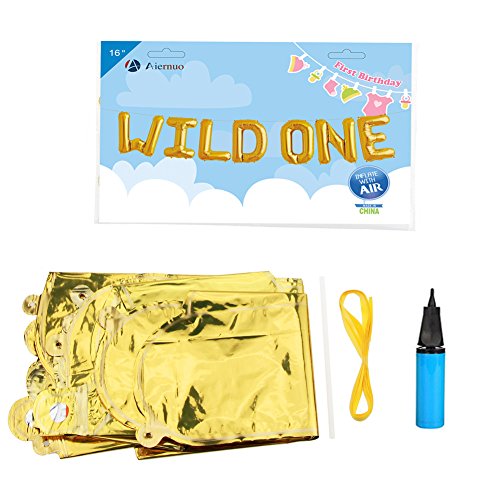 6 First+Birthday+Balloons+Party+Supplies