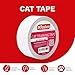 XFasten Anti-Scratch Cat Training Tape, Clear, 2-Inches x 30 Yards; Door, Kitty Paw Tape for Couch, Furniture and Leather Stop Scratching Guard Protector Tape for Cats