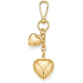Heart Keychain for Women Heart Shaped Fashion Keychains for Car Keys Bag Charms Purse Accessories for Women Gifts