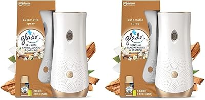 Glade Plug In Sandalwood & Jasmine Starter Kit Dual Refills 2 Pack