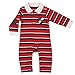 Hudson Baby Striped Polo Union Suit - HB Crest, 6-9 Months