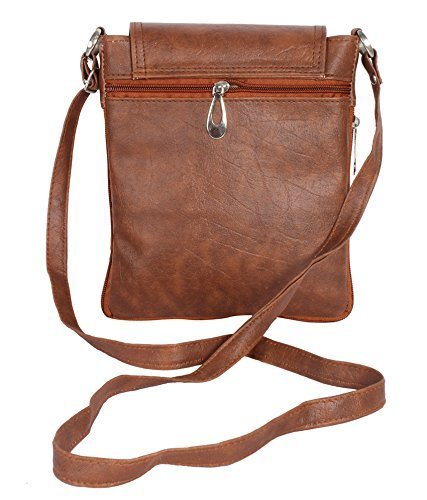 awesome fashions women's sling bag(tan,af050)