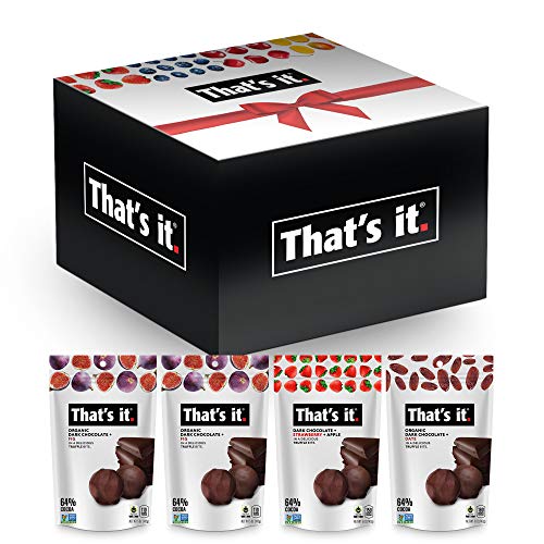 That's it. Dark Chocolate Gift Box Truffles 4 PACK | 100% Real All-Natural No Artificial Ingredients Healthy Snack Gluten Free Non-GMO Paleo Kosher No Preservatives. - Thumbnail 4