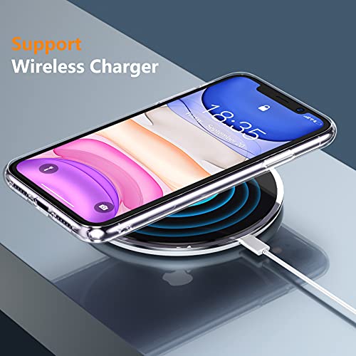 Vapesoon Designed for iPhone 11 Cases, Crystal Clear Phone Case [Not Yellowing] [Military Grade Drop Tested] Shockproof Protective Case Slim Thin Cover for iPhone 11(6.1\'\') (Clear)