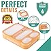Bento Lunch Box For Kids and adults, 2 Leakproof Food & Meal Prep Containers With 5 Compartments + Full Cutlery Set Perfect For Healthy Snacks BPA & FDA Free Microwave Dishwasher Safe - PLUSPOINT