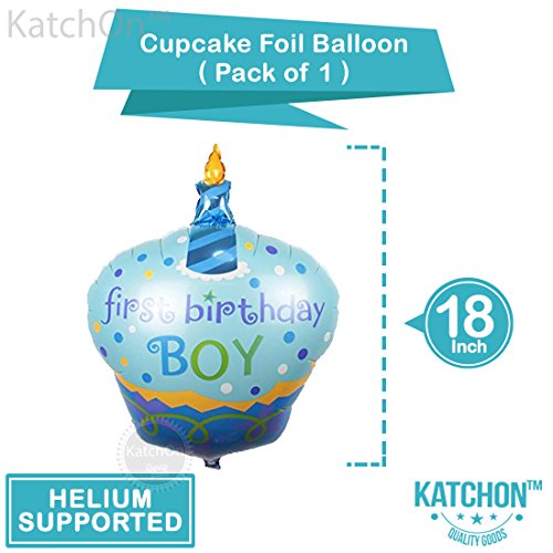 image for KATCHON 1st Birthday BOY Balloons Set - Bonus - Printable Party Planne