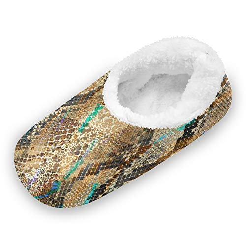 51Eb3DMIItL PUXUQU Zapatillas de casa para mujer, con estampado de serpiente, para casa, para dormitorio, para mujeres, hombres… PUXUQU Zapatillas de casa para mujer, con estampado de serpiente, para casa, para dormitorio, para mujeres, hombres… - Imagen 3