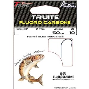 Autain-carnet Hamecons Montes (x10) Truite Fluoro 9335bl