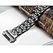 bayite Metal Bands Compatible with Fitbit Ionic Replacement Band with Rhinestone Bling Adjustable Bracelet, Black