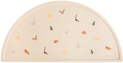 Mushie Silicone Placemat Kids Non-Slip 48x23 cm Food-Grade BPA Free