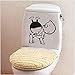Dream-again Toilet Decal Decor Bathroom Ensuite Vinyl Wall Sticker Sign Sticker