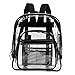 Commercial Grade Large Clear Backpack Black Freeze Proof Heavy Duty