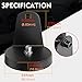 AKD Part Magnetic Base Mounting Brackets, 2pcs Powerful Sucker Holder Magnet Mount for LED Light Bar, Pods, Off Road Driving Lights