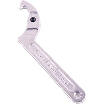 Adjustable Pin Spanner Wrench Tool Set, 9 Pack C Spanner Nut Tools Changeable Heads Coilover Hook Wrenches Suspension System Collar Adjustment 3 4 6 7 10