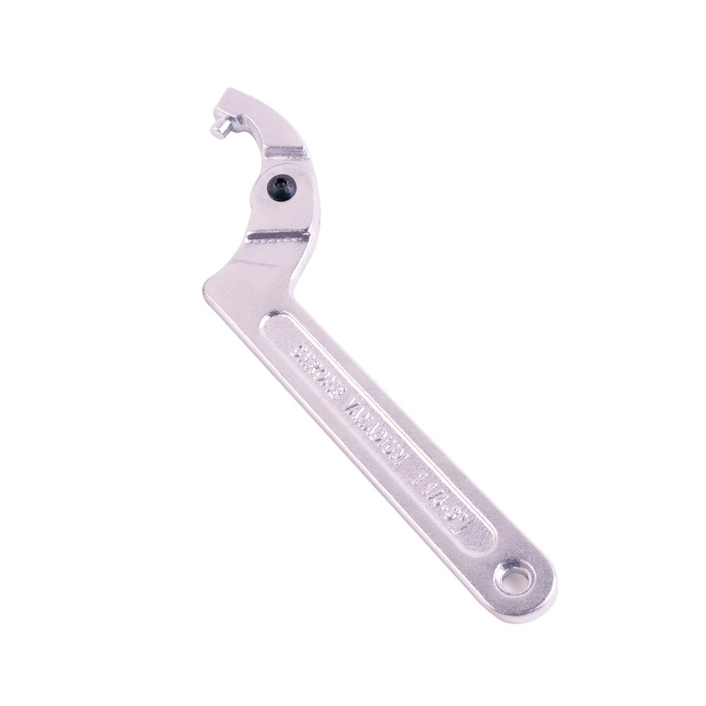 Photo 1 of Eowpower Chrome Vanadium Adjustable C Spanner Hook Wrench Tool Round Head 32-76 mm
