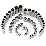 Craftsman 52 pc. Easy Read Socket Set, 12 pt. Std. and Deep, 3/8 in. Dr. 9-35748 (Bulk Packaged)