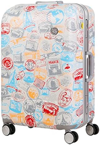 NAKURU ABS Aluminium Frame Spinner Wheels Postmark Travel Suitcase - 28"