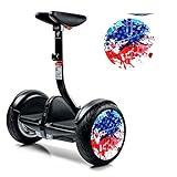 Accessories For Segway MINIPRO Wheel Hub Wrap Sticker Protection Update Pattern 1 Set Easy To Paste By Aubestker (2 pieces)