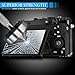 AFUNTA Screen Protector Compatible Sony DSLR Alpha Nex-7 NEX-6 NEX-5 A6000 A6300 A5000 Camera, Anti-scrach Tempered Glass 9H Cover(2 Pack)