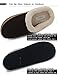 VONMAY Men's Wool Plush Fleece Lined Slip On Memory Foam Clog House Slippers Indoor/Outdoor (Large / 11-12 D(M) US, Coffee/Light Brown)