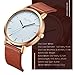 Watch Womens Unisex Simple Casual Leather Waterproof Analog Quartz Dress Wrist Watch