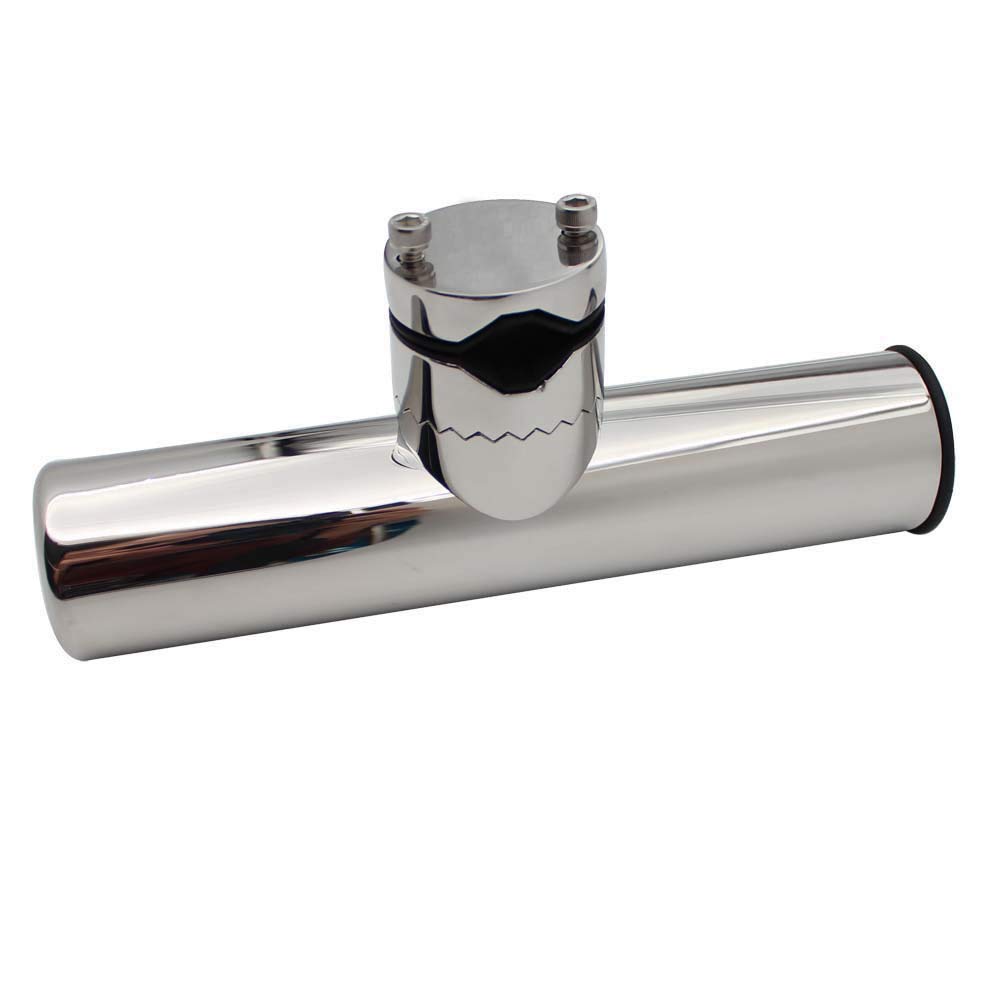 POFET 316 Stainless Clamp Clip on Fishing Boat Rod Holder for Rails Mount 19mm to 25mm