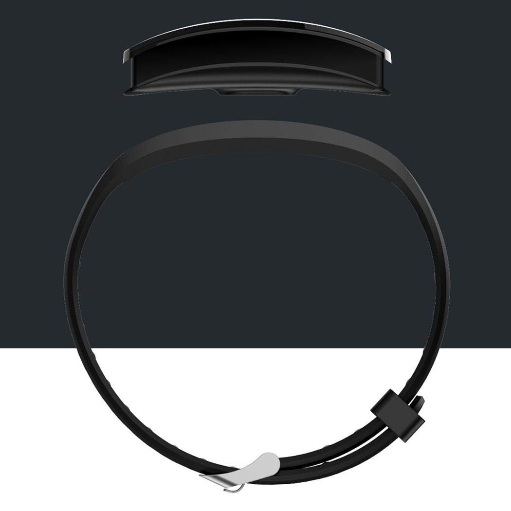 Staywe Wristband astuto Unisex di frequenza cardiaca del pedometro Impermeabile Smartwatch