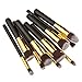 CoKate Cosmetic Makeup Brush Brushes Set Foundation Powder Eyeshadow,10PCS Gold&Black