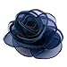 Rose Flower Hair Clips, Brooches, and Pins with Blue Accent | Versatile Floral Accessories for Women